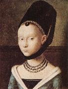 Petrus Christus Portrati of a Lady oil painting on canvas